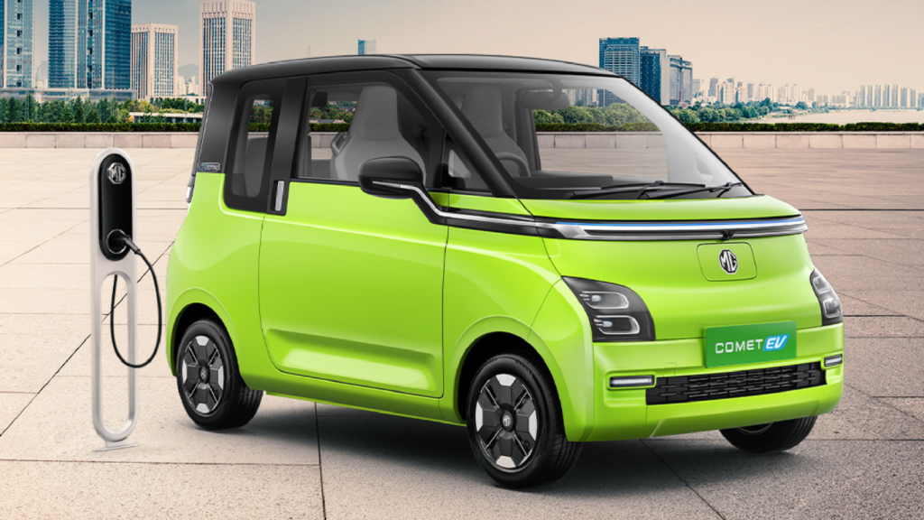 नए अपडेट्स के लॉन्च हुई देश की सबसे इलेक्ट्रिक कार MG Comet EV