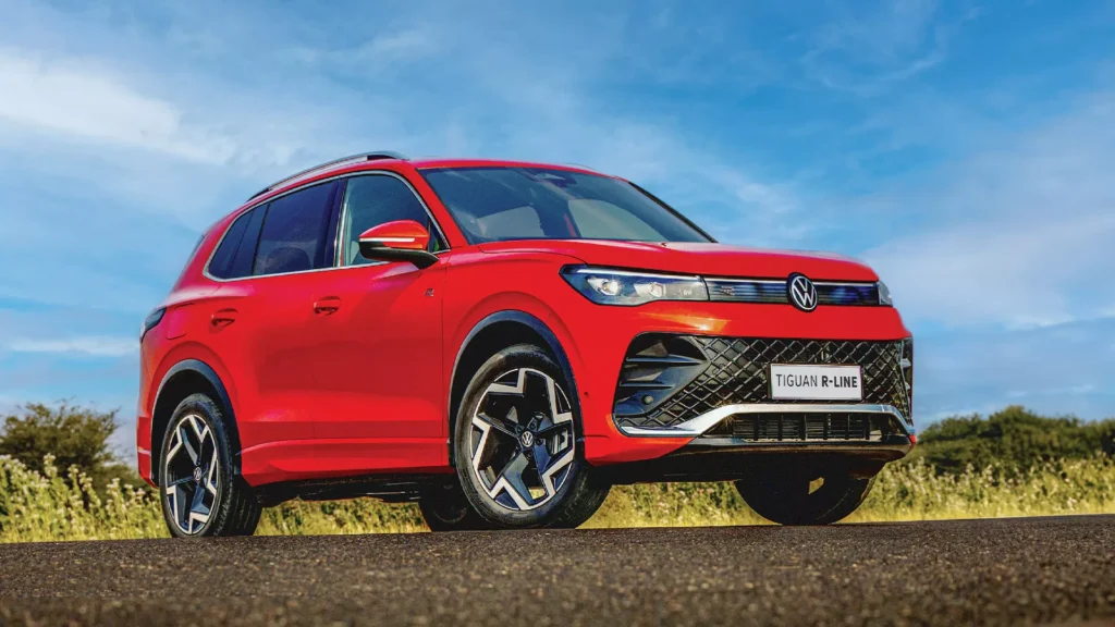 Volkswagen Tiguan R-Line भारत में लॉन्च – 48.99 लाख में मिलेगी स्पोर्टी लक्ज़री और दमदार परफॉर्मेंस