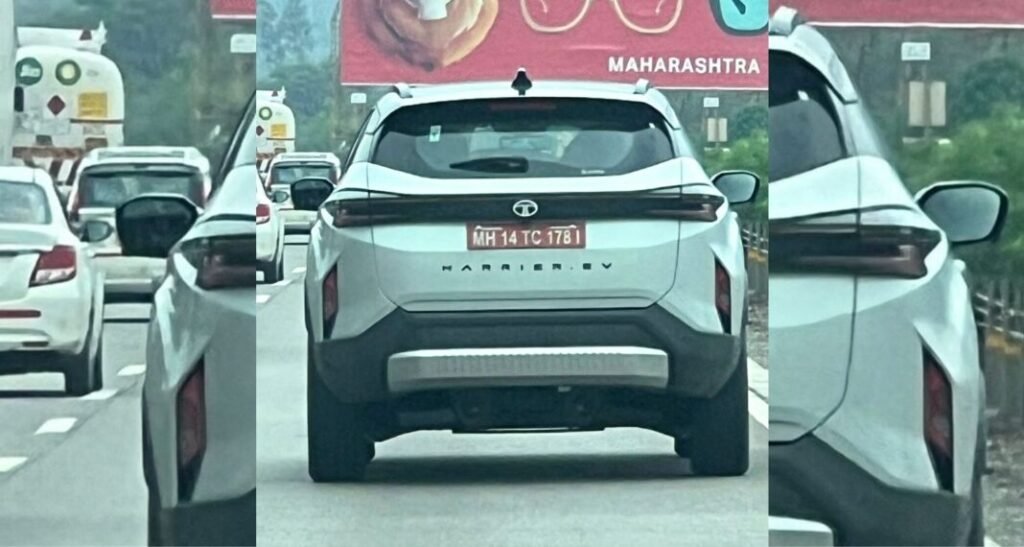 लॉन्च से पहले नज़र आई टाटा हैरियर EV, AWD सिस्टम से लैस टाटा की पहली ईवी