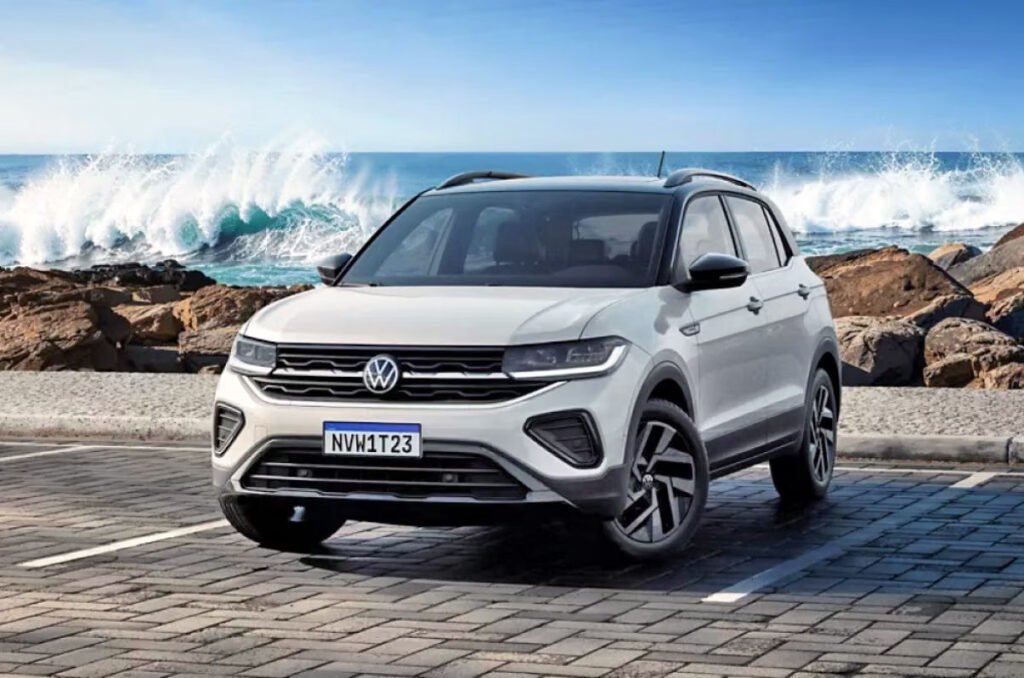 Volkswagen Taigun Facelift Spied Testing for the First Time in India