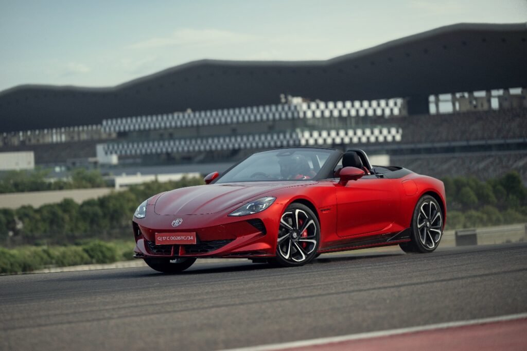 MG Cyberster Hits Indian Roads: Electric Roadster at ₹74.49 Lakh