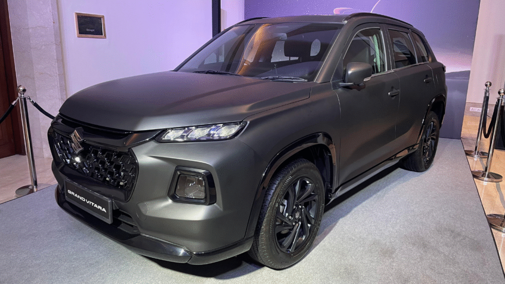 मारुति सुजुकी Grand Vitara Phantom Blaq Edition फैंटम ब्लैक एडिशन – मैट ब्लैक लुक के साथ