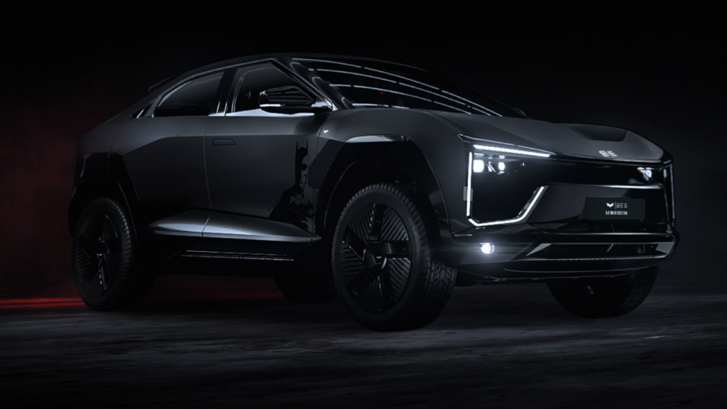 Mahindra BE6 Batman Edition SUV – Satin Black with Gold Highlights