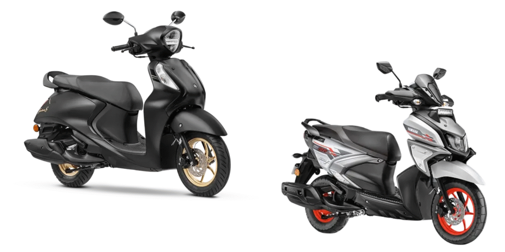 Yamaha Fascino 125 और RayZR 125 नए रंग और फीचर्स के साथ