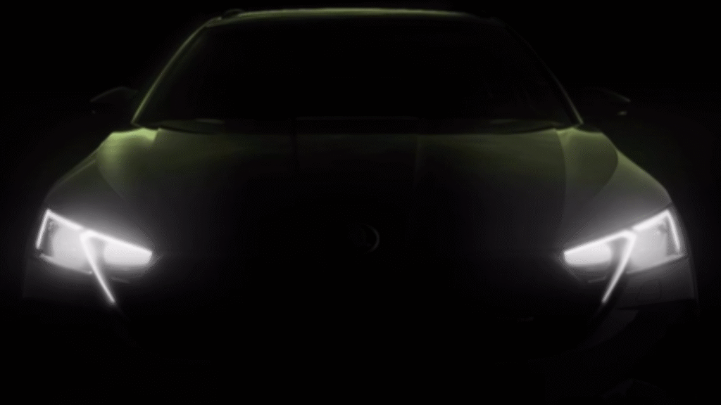 Skoda Octavia RS Teased Ahead of India Launch