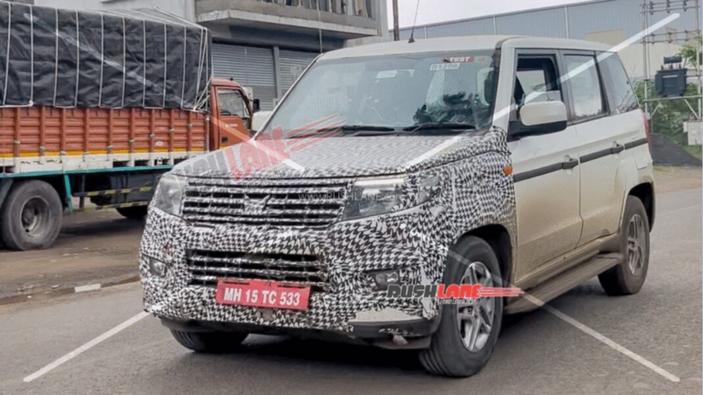 New Mahindra Bolero Neo spotted testing in India