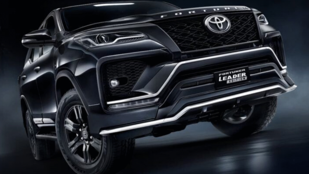 2025 Toyota Fortuner Leader Edition भारत में लॉन्च, नई ग्रिल और ब्लैक अलॉय व्हील्स के साथ