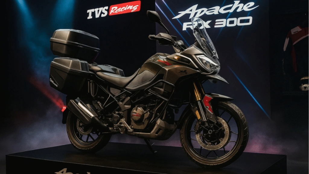 TVS Apache RTX 300 ADV First Adventure Motorcycle