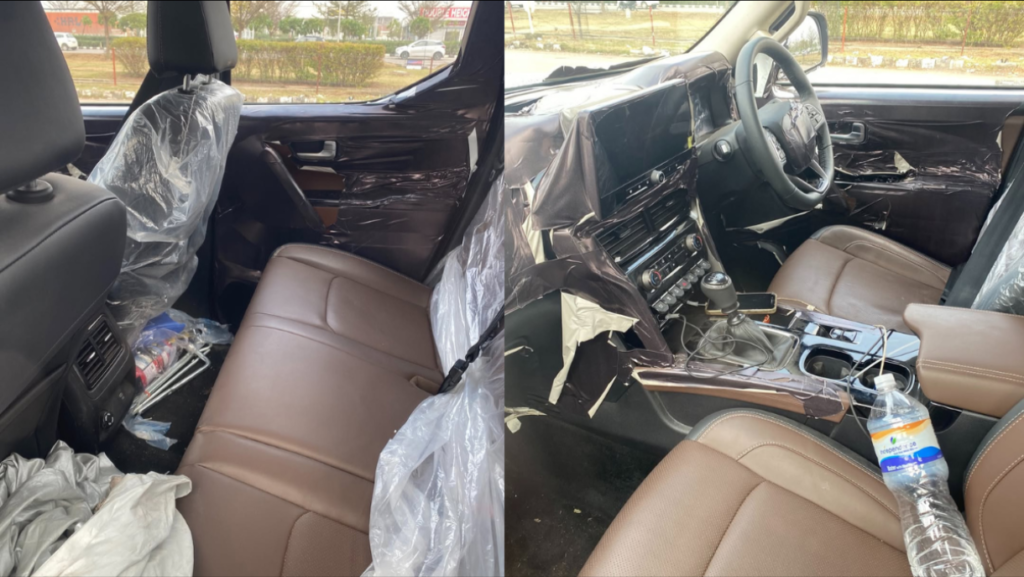 Mahindra Scorpio N Pickup Interior Spy Shots