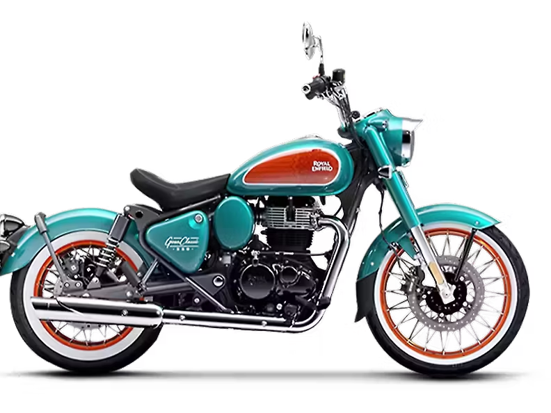 Royal Enfield classic goan side view