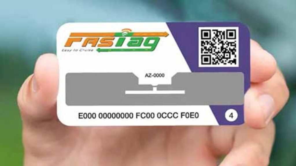 FASTag Annual Pass users crossing toll plaza on National Highway in India