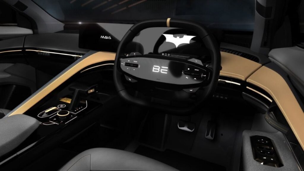 Mahindra BE 6 Batman Edition Dashboard Layout