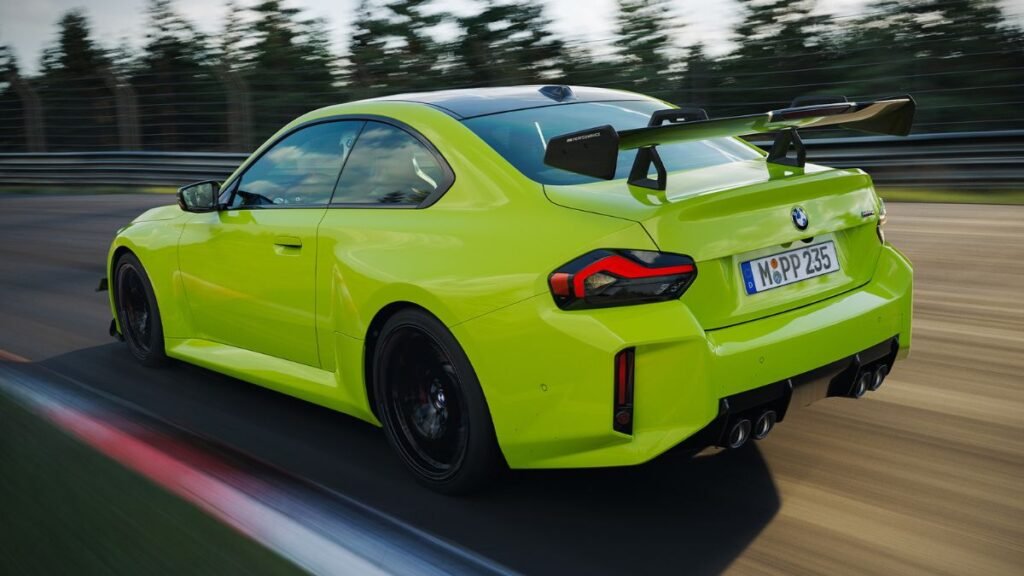 BMW M2 Rear and Side view
