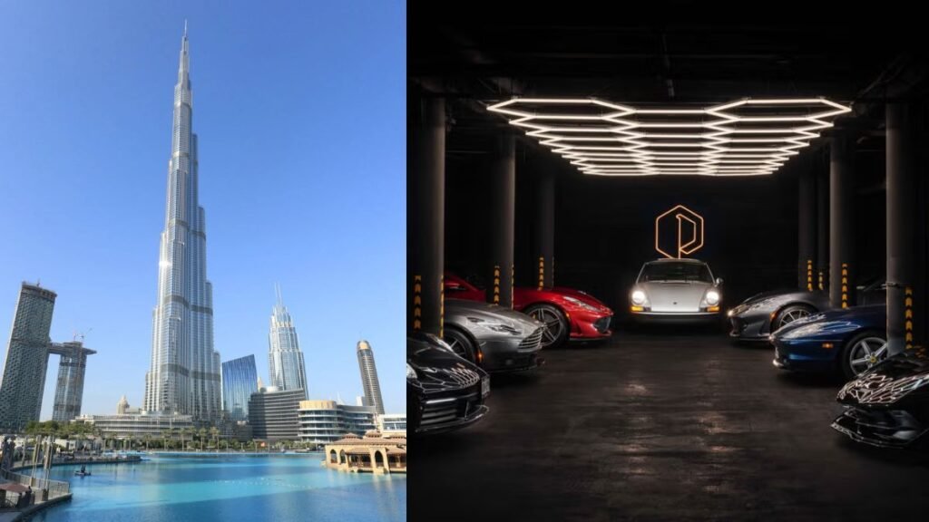 parking at Burj Khalifa with capacity of 3000 cars in Dubai