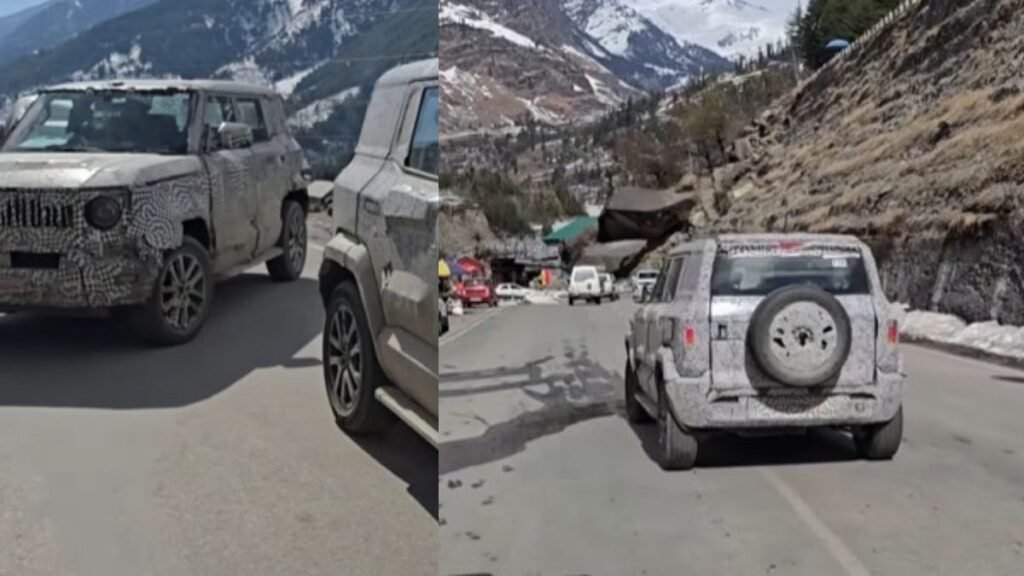 Spy shots of Mahindra Vision S compact SUV