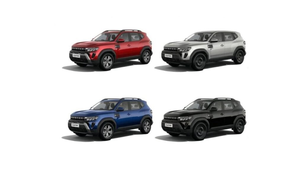 Renault Duster Colour Options