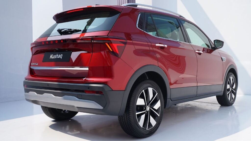 Skoda Kushaq Facelift 2026 Rear Design