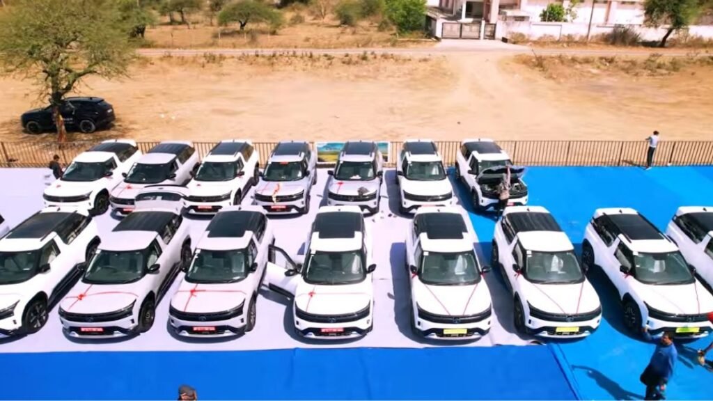 Tata Sierra 100 units delivery in Ujjain 2026 convoy image