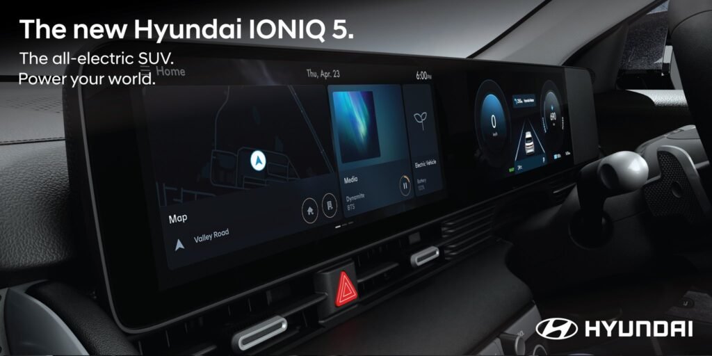 Hyundai Ioniq 5 Facelift Dashboard Layout