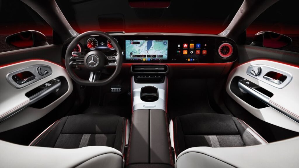 Mercedes CLA EV Dashboard