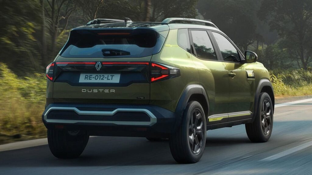 New Renault Duster SUV India rear view