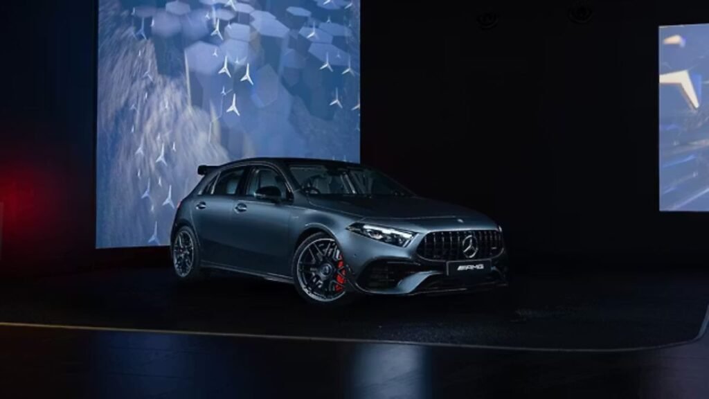 Mercedes AMG A45 S Aero Track Edition front side view