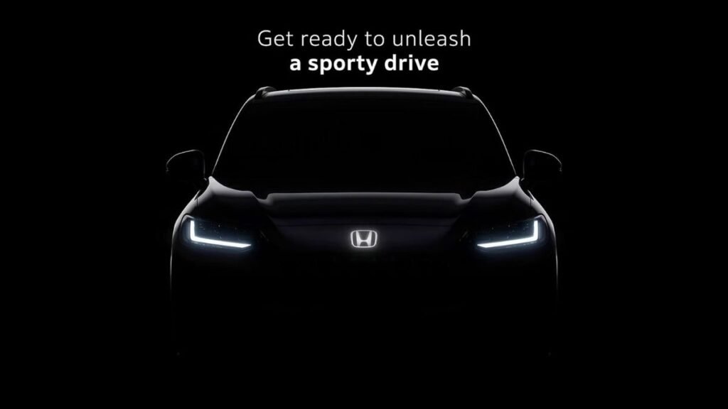 New Honda ZR-V e:HEV SUV teased ahead of India launch