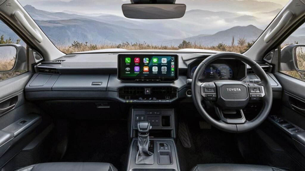 New Toyota Hilux Dashboard Layout