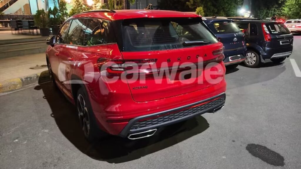 Skoda Kodiaq RS Spotted Before Official Reveal