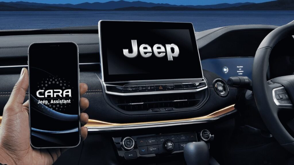 The special edition Meridian also gets Jeep’s CARA AI