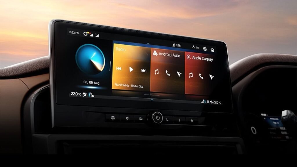 Mahindra Scorpio-N Facelift touchscreen infotainment system