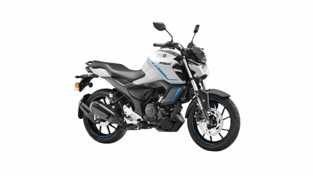 2026 Yamaha FZ-S Fi in Metallic Black and Ice Storm colour options