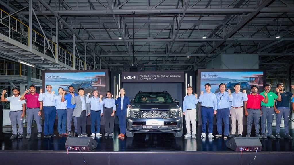 First Kia Sorento Rolls Out Of India Plant