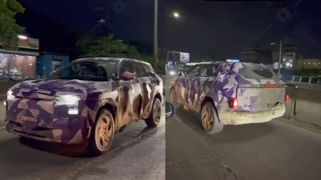 Latest Mahindra BE 07 spy images
