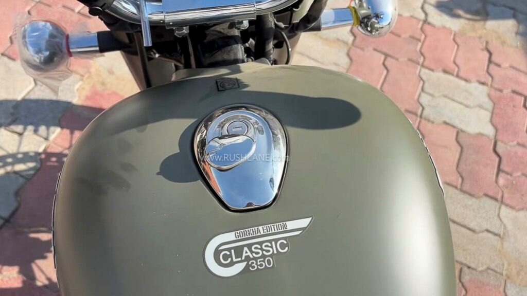 Royal Enfield Classic 350 Gorkha Edition with Gorkha Graphics