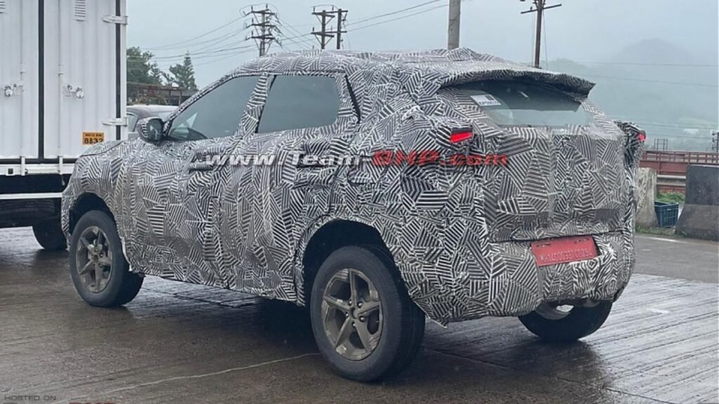 Next-Gen Tata Nexon spotted during road testing with a new boxy design and covered exterior
