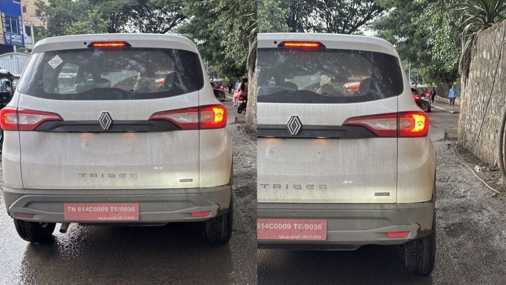 Renault Triber Turbo-CNG spotted during road testing
