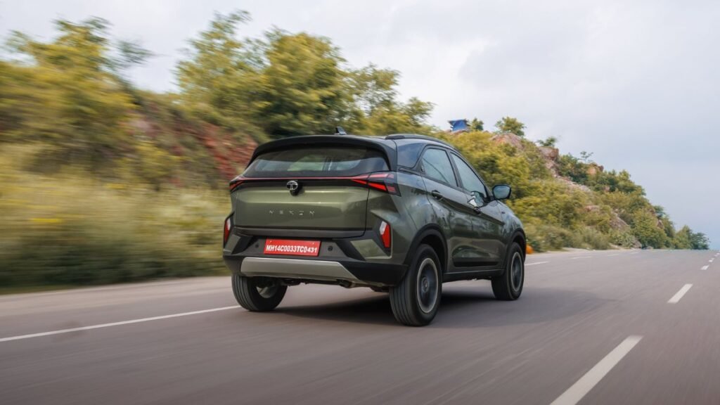 Tata Nexon Camo Edition rear view