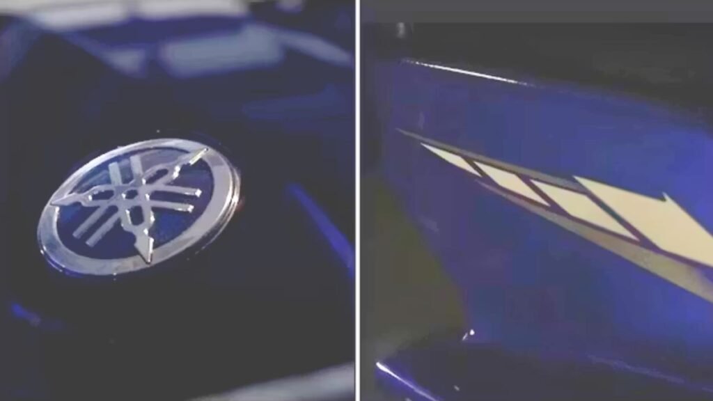 Yamaha R2 teaser showing the sporty layered body panels ahead of launch