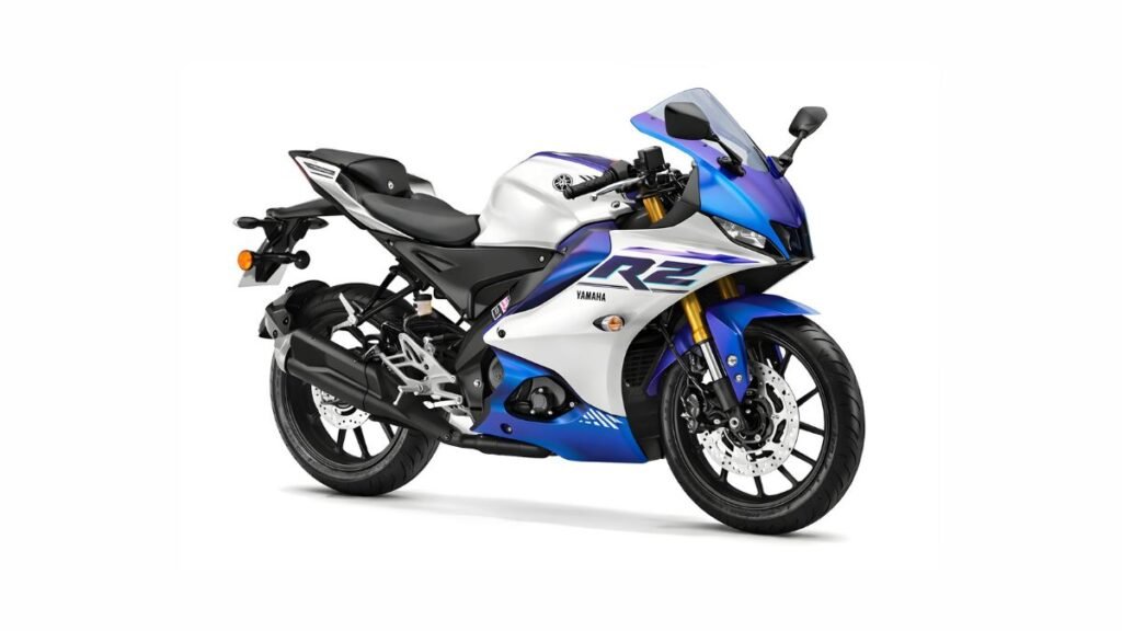 Yamaha R2 sports bike with fully faired design and sporty styling