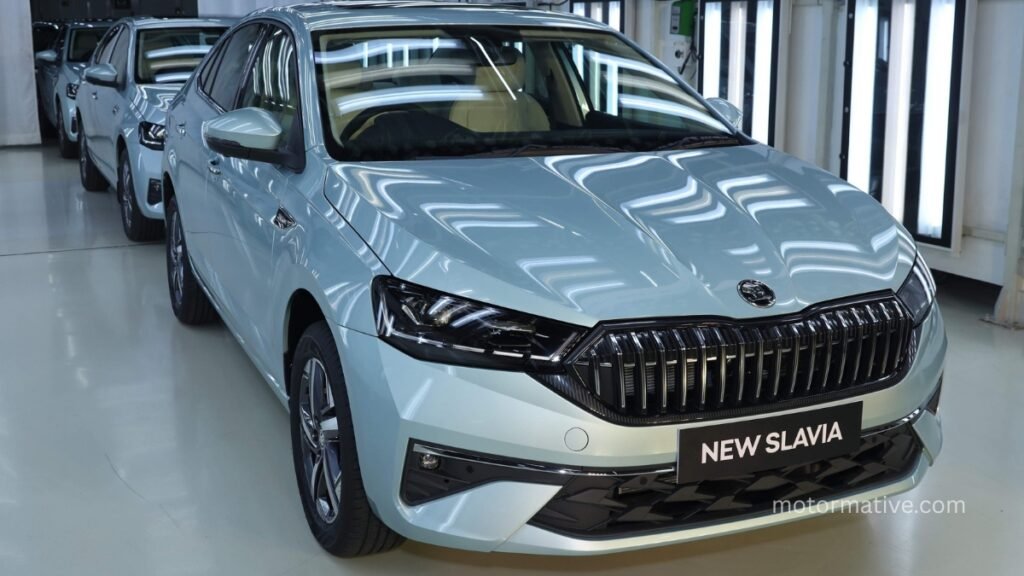 New Skoda Slavia Production Model