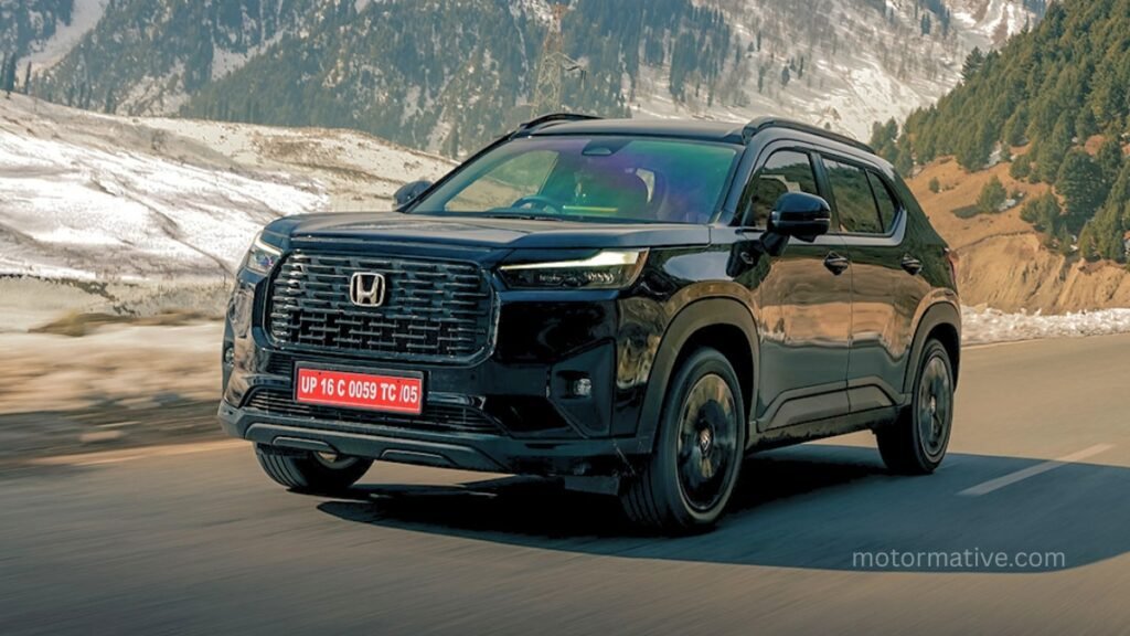 Honda Elevate Facelift front profile with updated exterior design