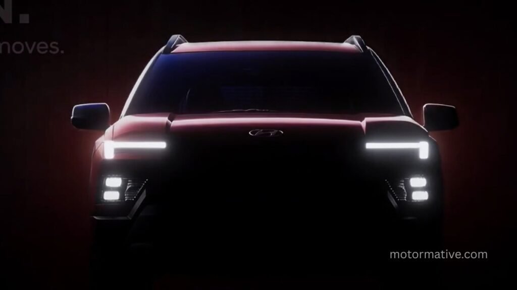 Hyundai Bayon SUV front profile showing its new design