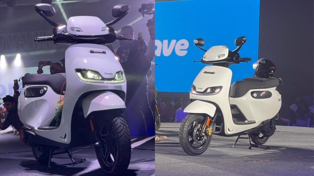 Simple Wave Electric Scooter with 243 km range and starting price of Rs 1.10 lakh