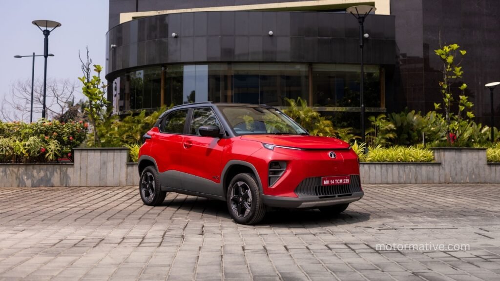 Tata Punch EV front profile showing the updated electric SUV after the price hike