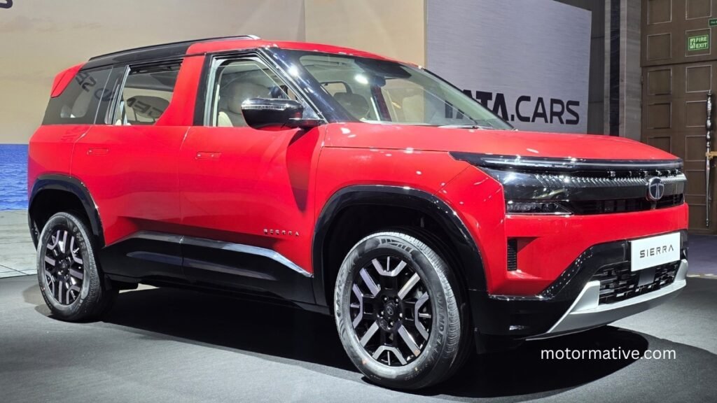 Tata Sierra Legend Series showing its updated feature-rich SUV profile