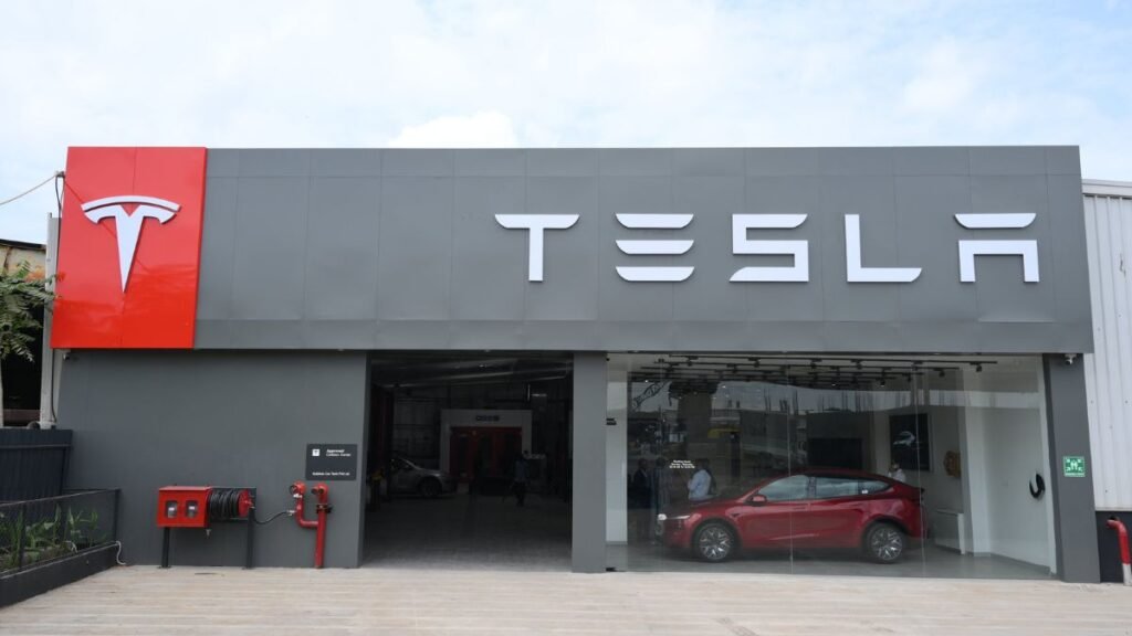 Tesla-Approved Body Shop Ahmedabad with Tesla Model Y