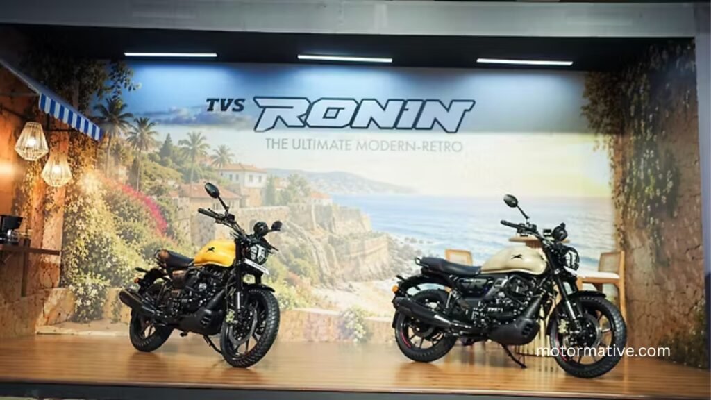 TVS Ronin 2026 motorcycle with updated features and new Base+ variant