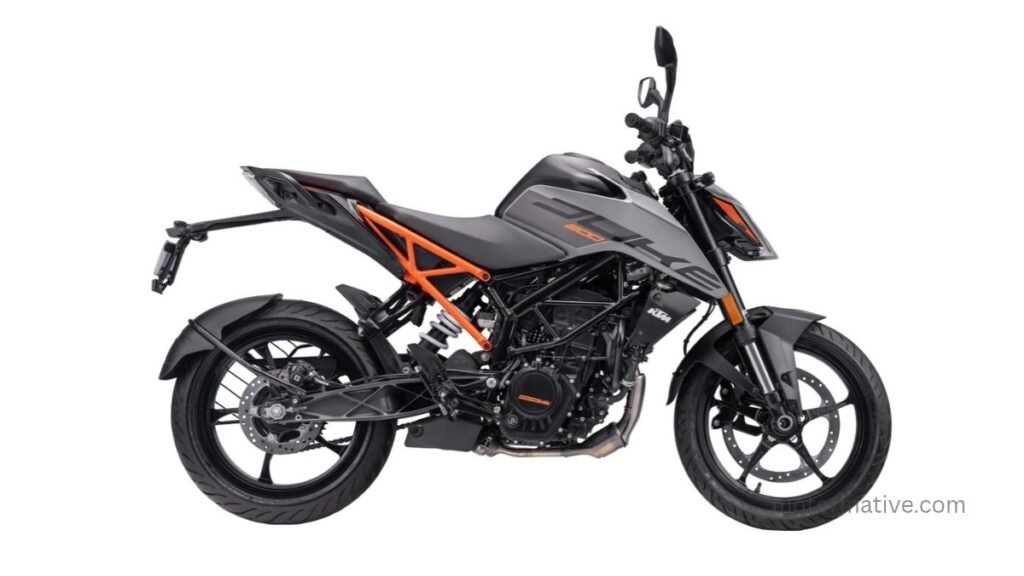 Updated KTM 200 Duke motorcycle featuring its refreshed design and new features