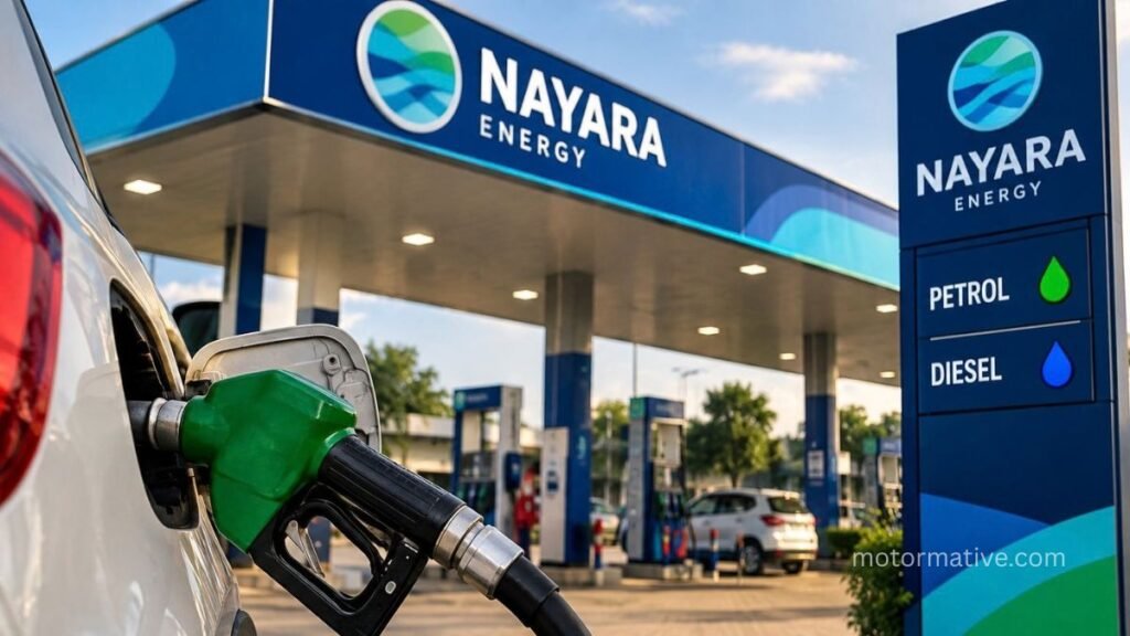 Nayara Energy petrol price hike with increased petrol and diesel prices in India